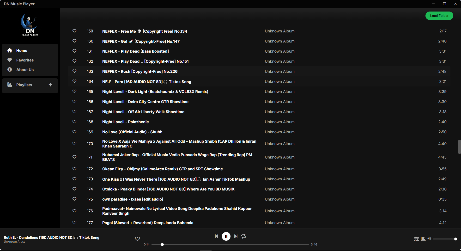 Sleek and modern user interface